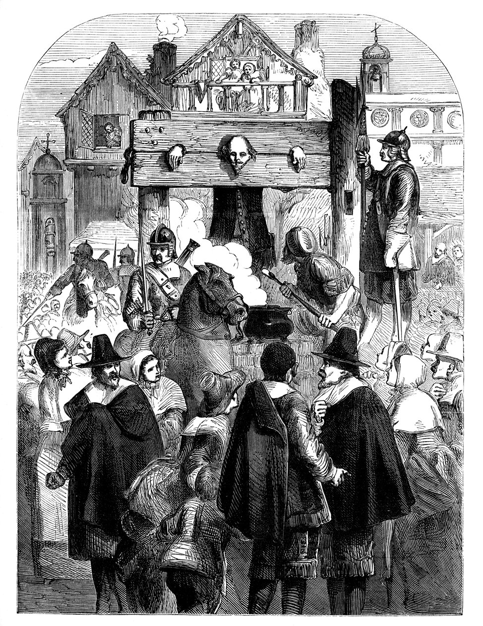 William Prynne 1600-1669 en la picota, c1902 de Unbekannt