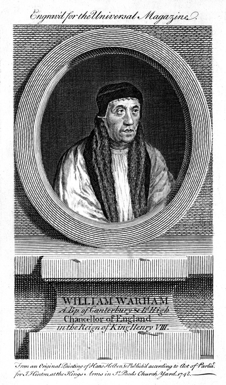 William Warham, Arzobispo de Canterbury, 1748 de Unbekannt