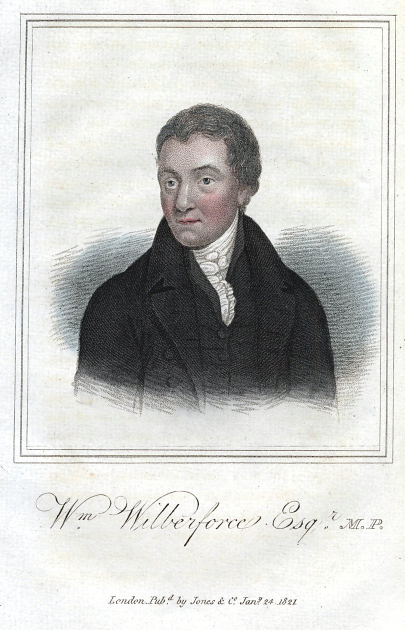 William Wilberforce, activista inglés contra la esclavitud, 1821 de Unbekannt