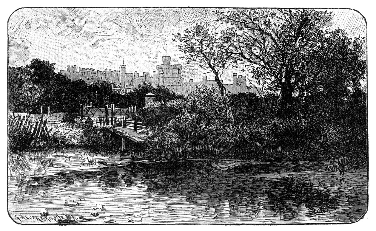 Castillo de Windsor, Berkshire, 1900 de Unbekannt