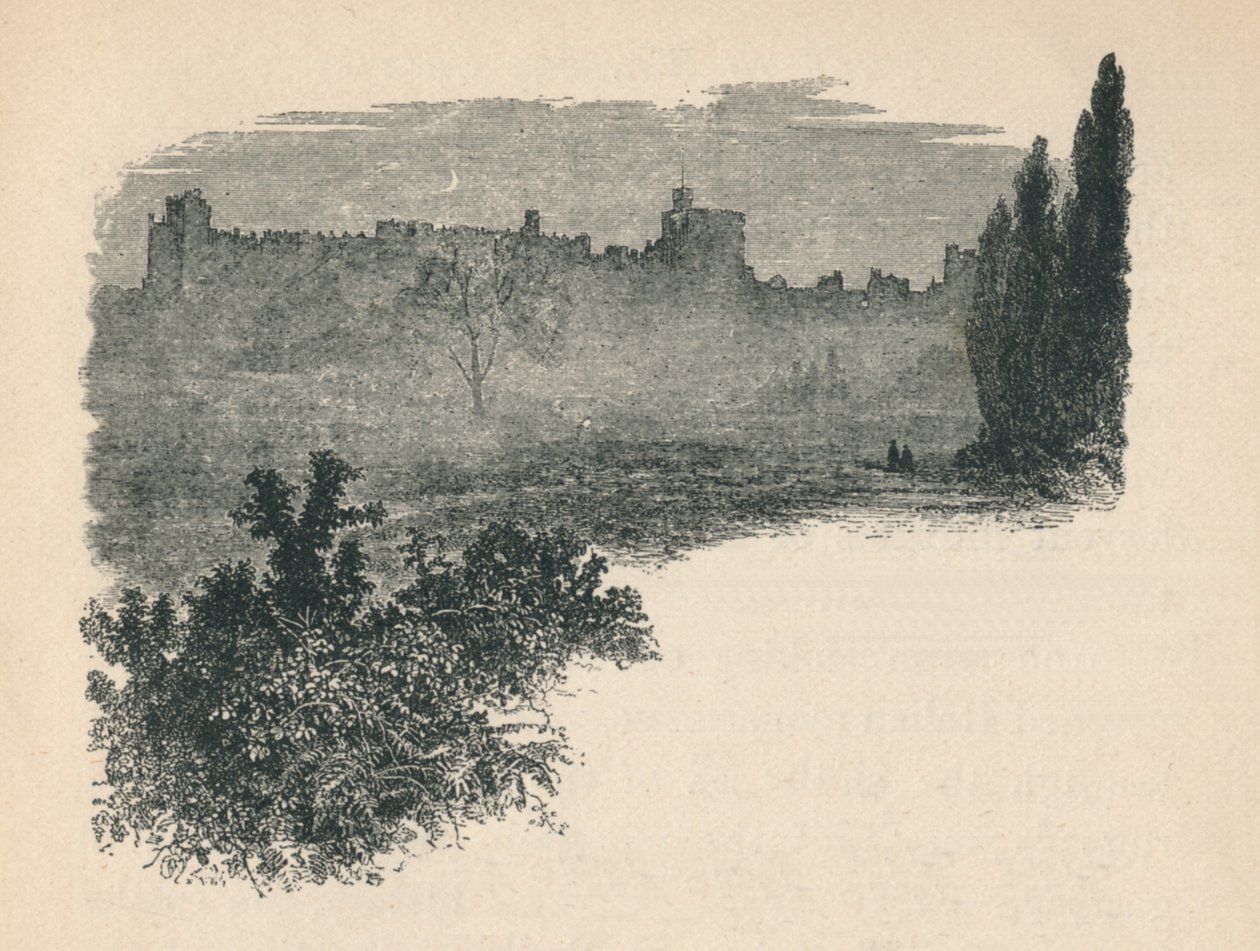 Castillo de Windsor desde el Home Park, 1895 de Unbekannt