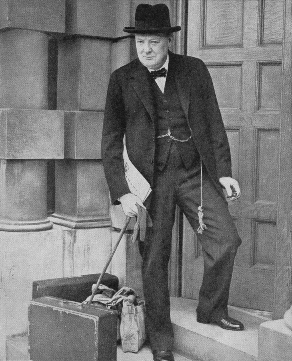 Winston Churchill en el Almirantazgo, 1939, 1940 de Unbekannt