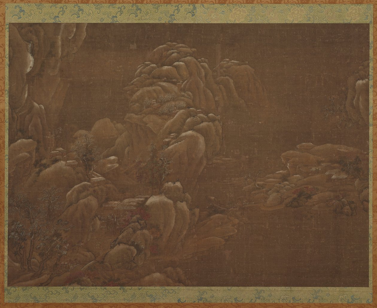 Paisaje invernal, dinastía Ming o Qing, siglo XV-XVIII de Unbekannt