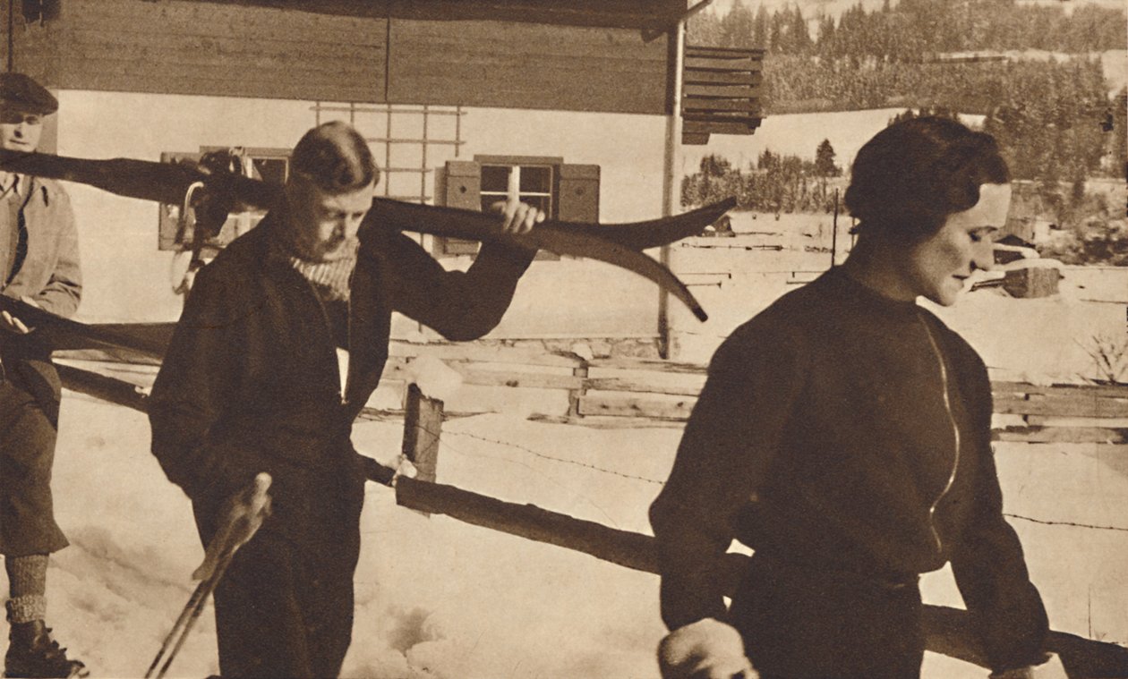 Deporte de Invierno, Austria, 1935 de Unbekannt