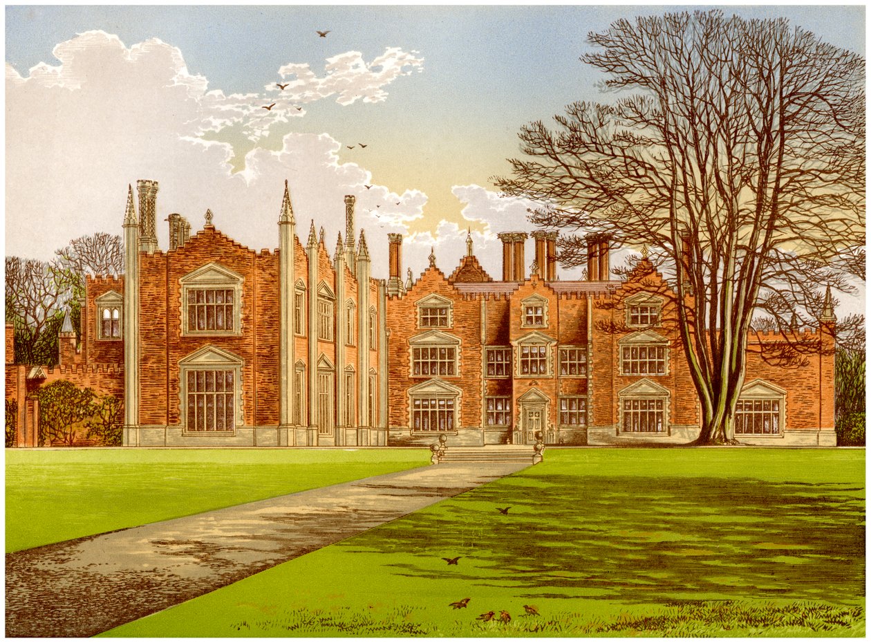 Witchingham Hall, Norfolk, hogar de Viscount Canterbury, c1880 de Unbekannt