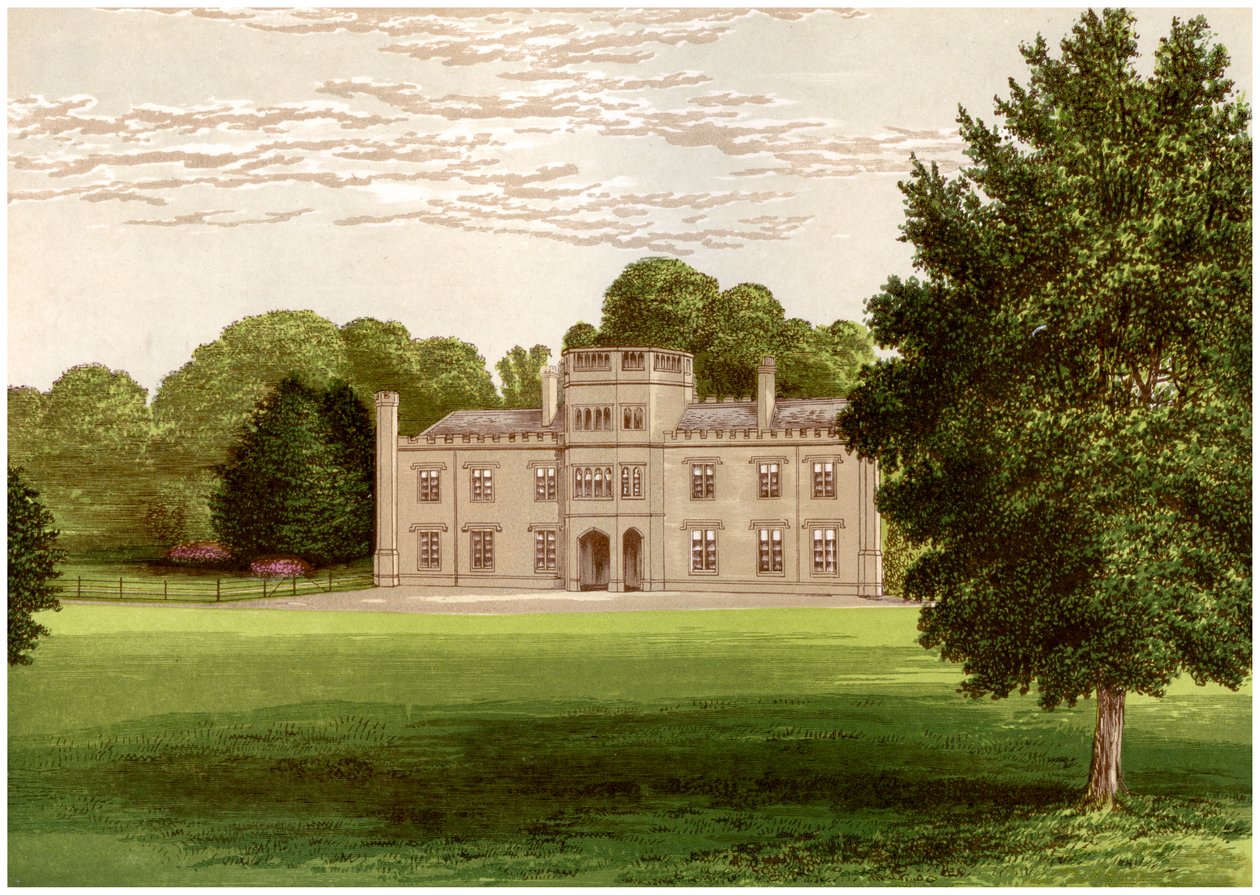 Wolseley Hall, Staffordshire, hogar del Baronet Wolseley, c. 1880 de Unbekannt