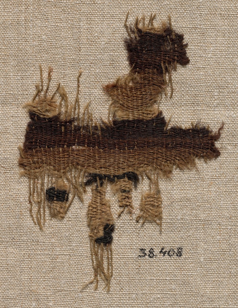 Fragmento de lana, siglo III de Unbekannt