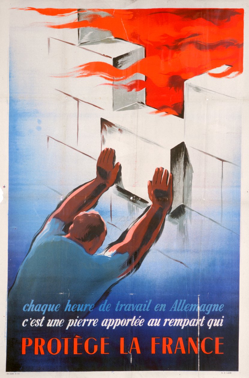 Trabajar en Alemania protege a Francia, 1944 de Unbekannt