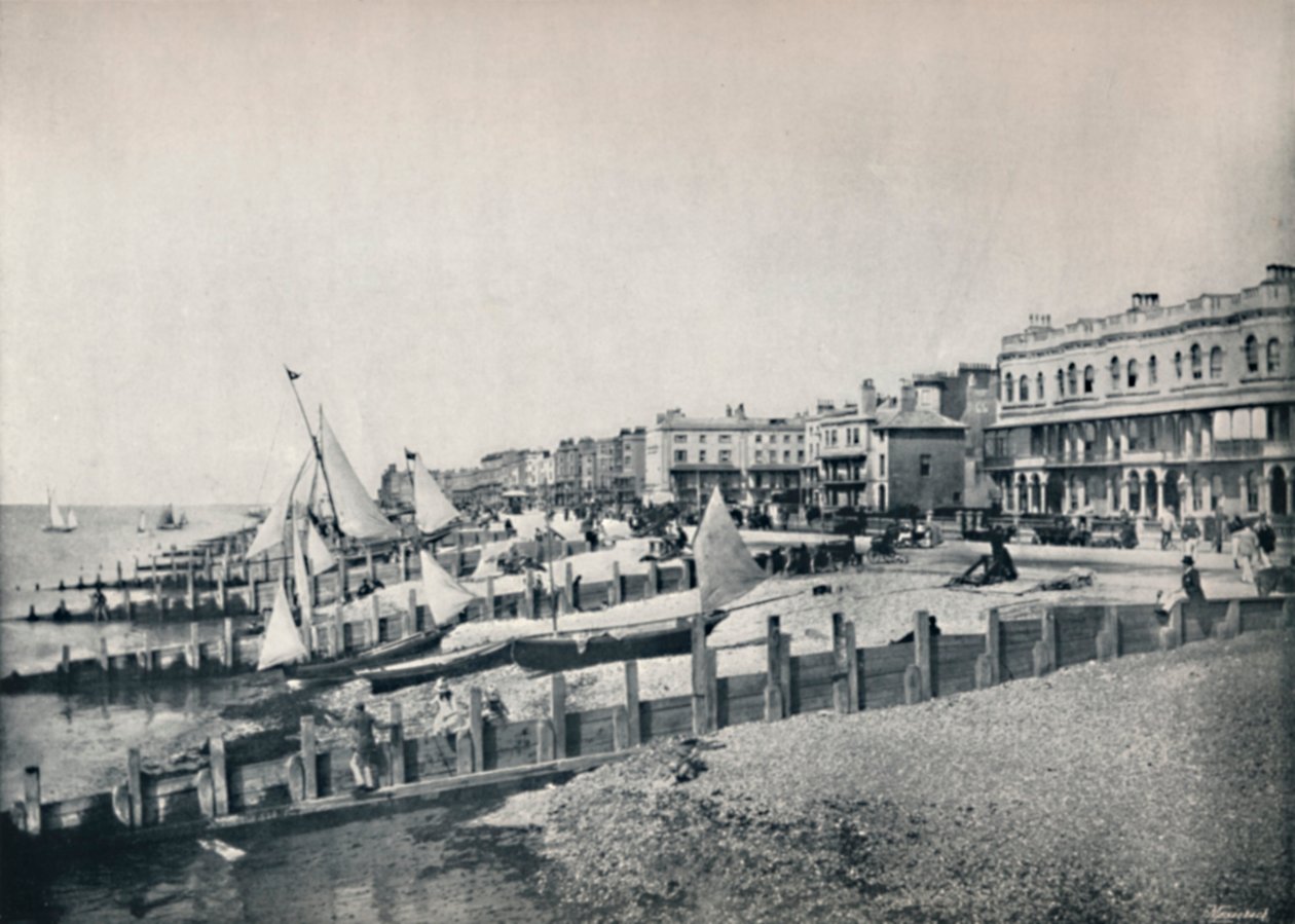 Worthing - Vista general del frente, 1895 de Unbekannt