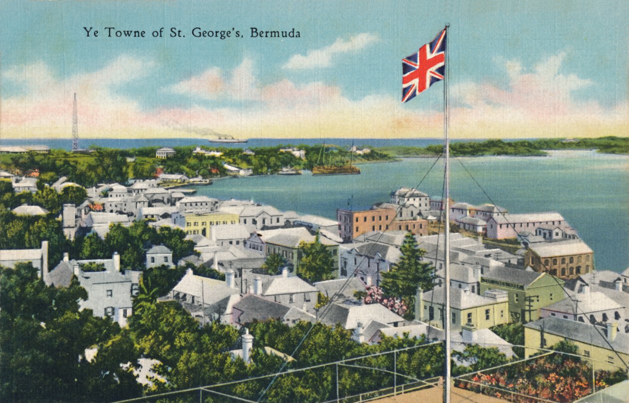 La ciudad de St. Georges, Bermudas, principios del siglo XX de Unbekannt