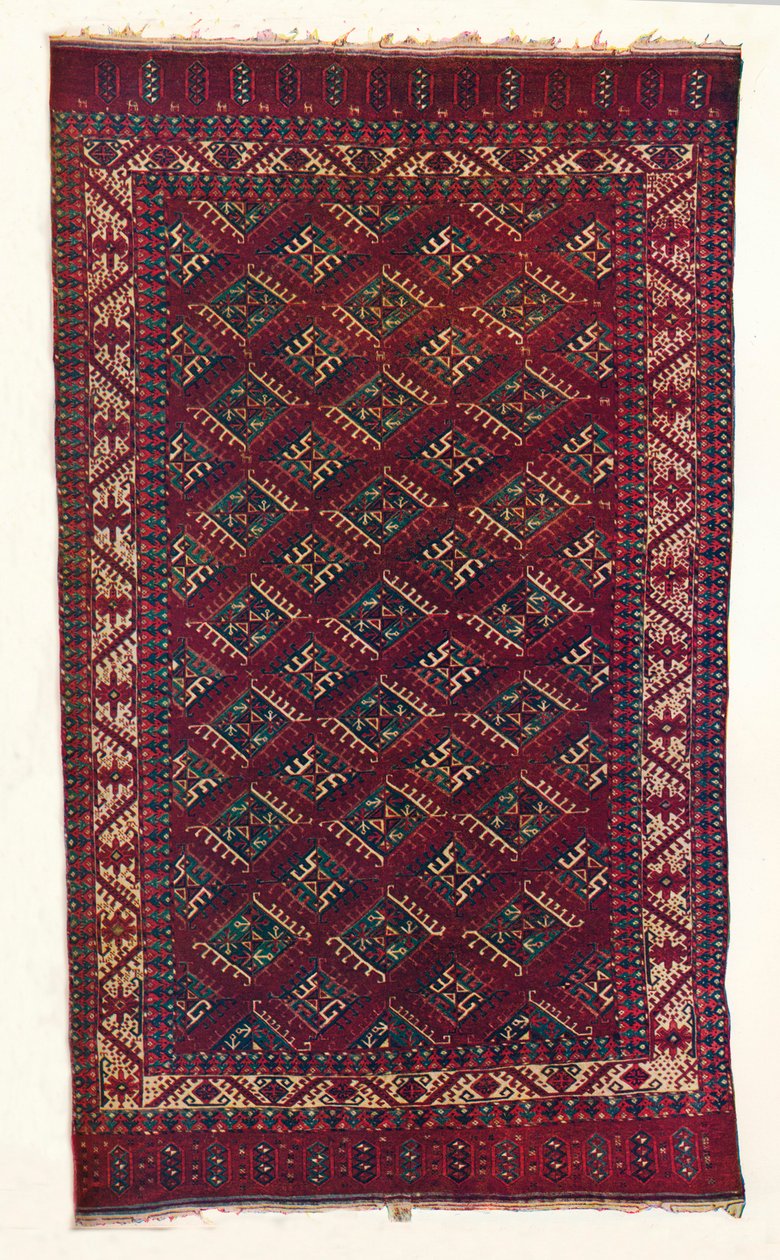 Alfombra Yomut Turkoman, c1700 de Unbekannt