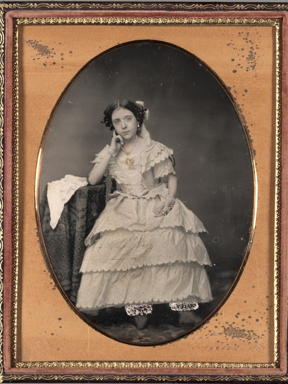 Joven mujer en pantalones bombachos, c. 1855 de Unbekannt