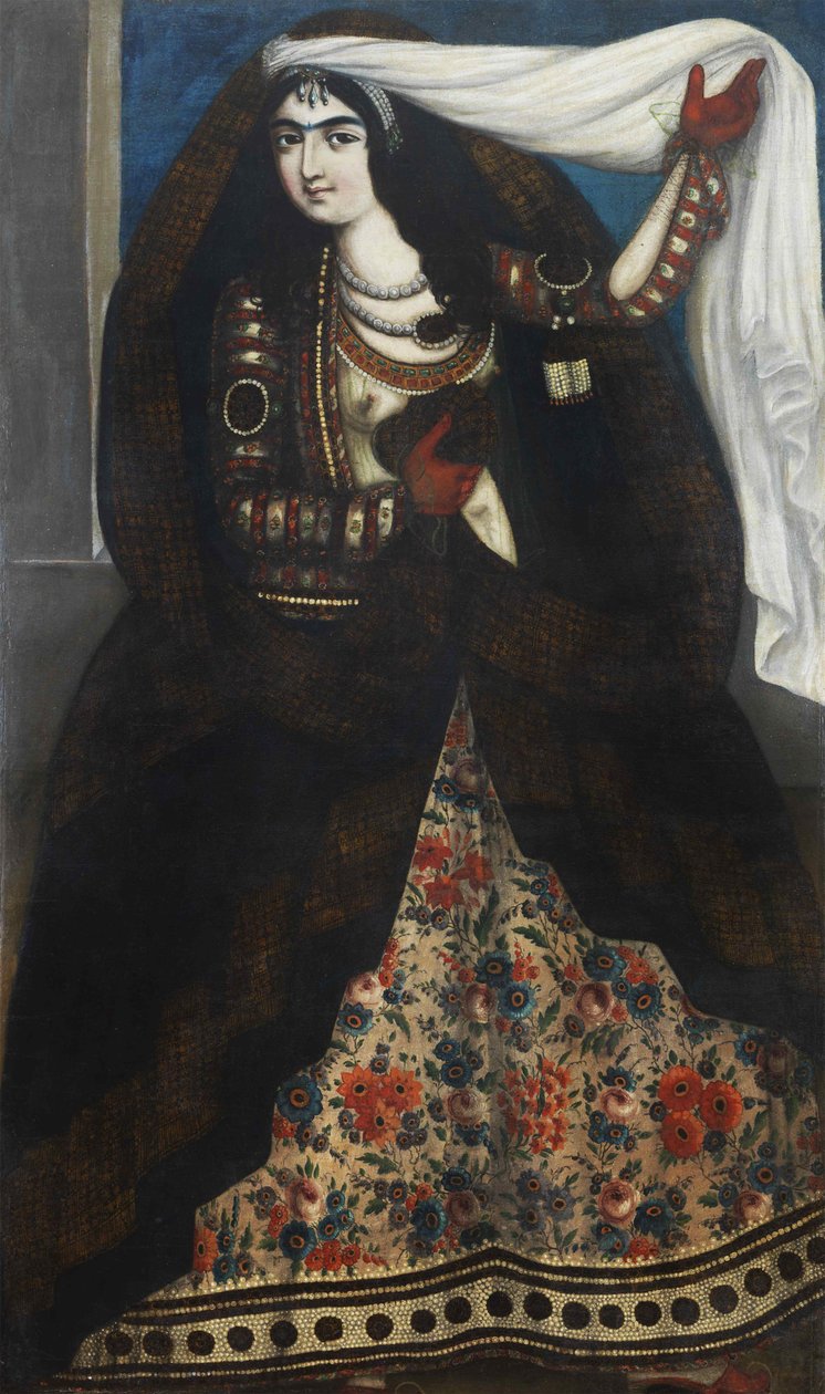 Joven mujer con chador, ca. 1844-1850 de Unbekannt