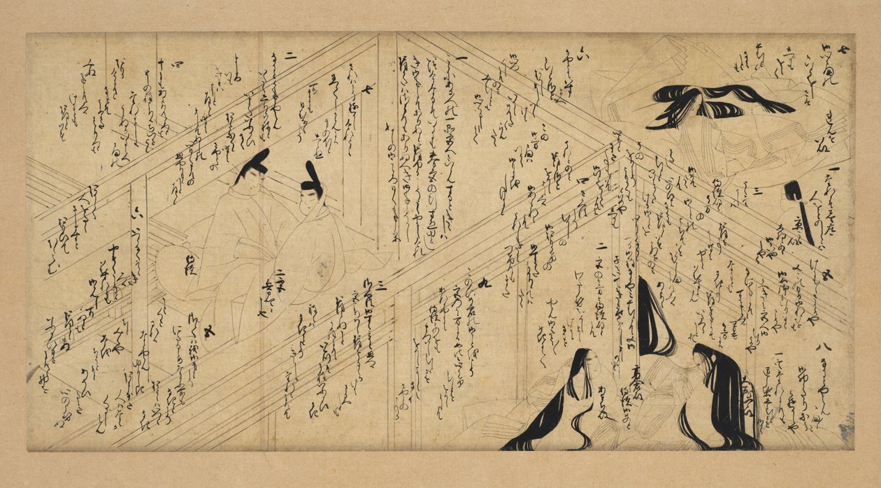 Yujo Monogatari Emaki, 1336-92 de Unbekannt