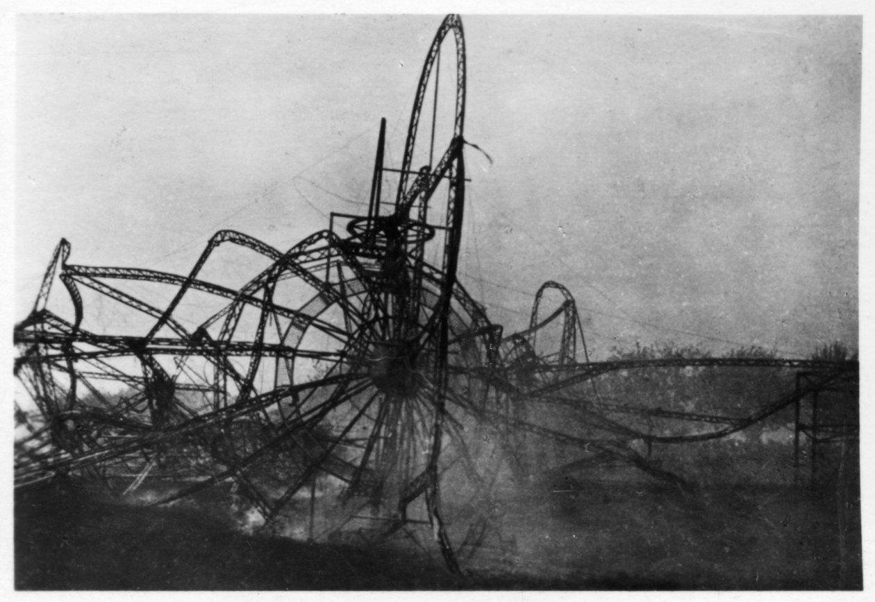 Zeppelin LZ4 después del desastre de Echterdingen, Alemania, 1908 de Unbekannt