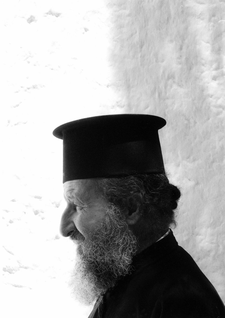 Sacerdote de la Iglesia Ortodoxa en Creta (papa) Creta 1985 de Unbekannt