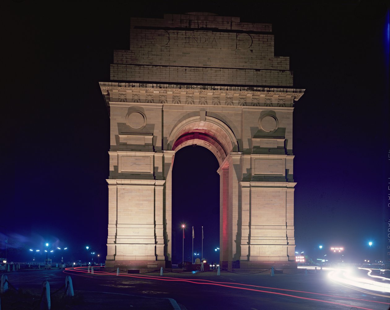 Arco del Memorial de Guerra de toda la India, Nueva Delhi por Sir Edwin Lutyens (1869-1944) de Unbekannt Unbekannt