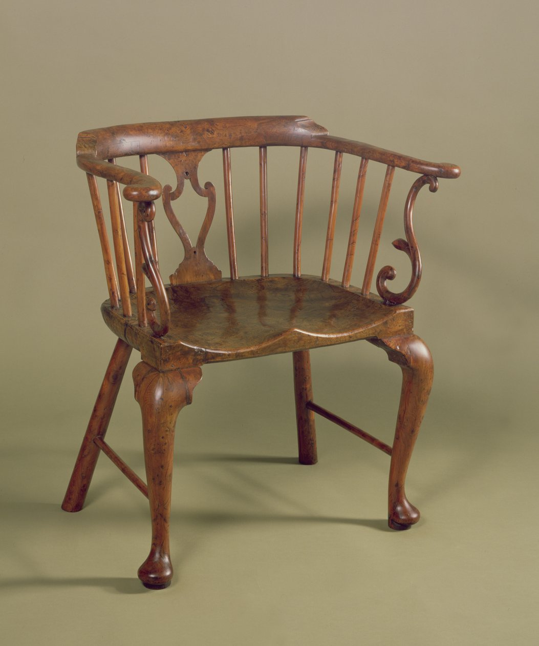 Silla Windsor de tejo y olmo, c.1760 de Unbekannt Unbekannt