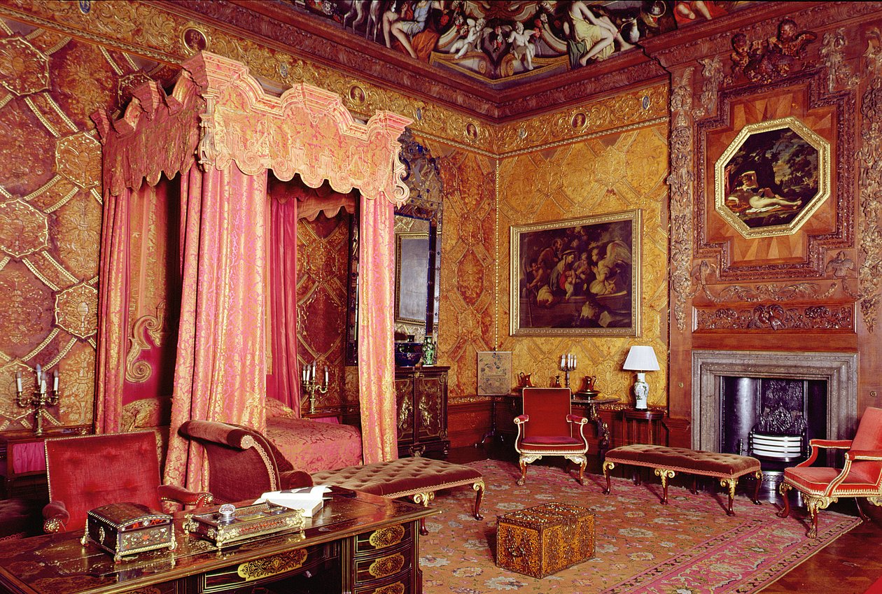Chatsworth House, Dormitorio estatal 1687-1707, Derbyshire, Reino Unido de Unbekannt Unbekannt
