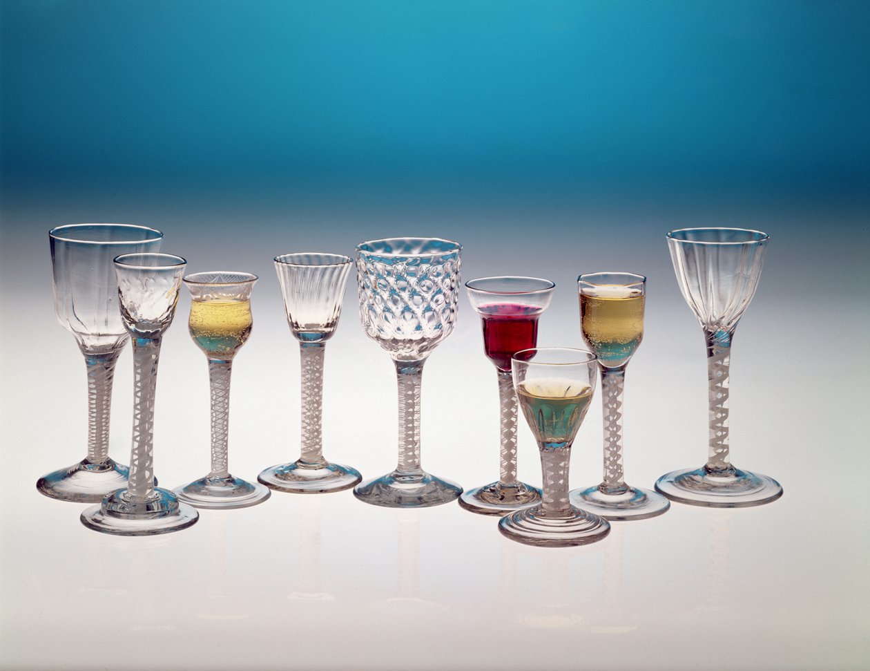 Colección de copas de vino, c.1755-60 de Unbekannt Unbekannt