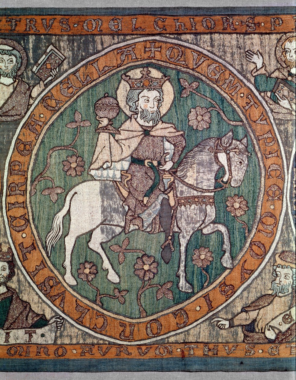 Frontal de altar bordado de la Catedral de Bamberg, sur de Alemania, c.1300 de Unbekannt Unbekannt