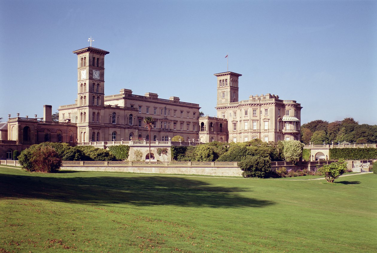 Vista exterior, Osborne House, Isla de Wight de Unbekannt Unbekannt