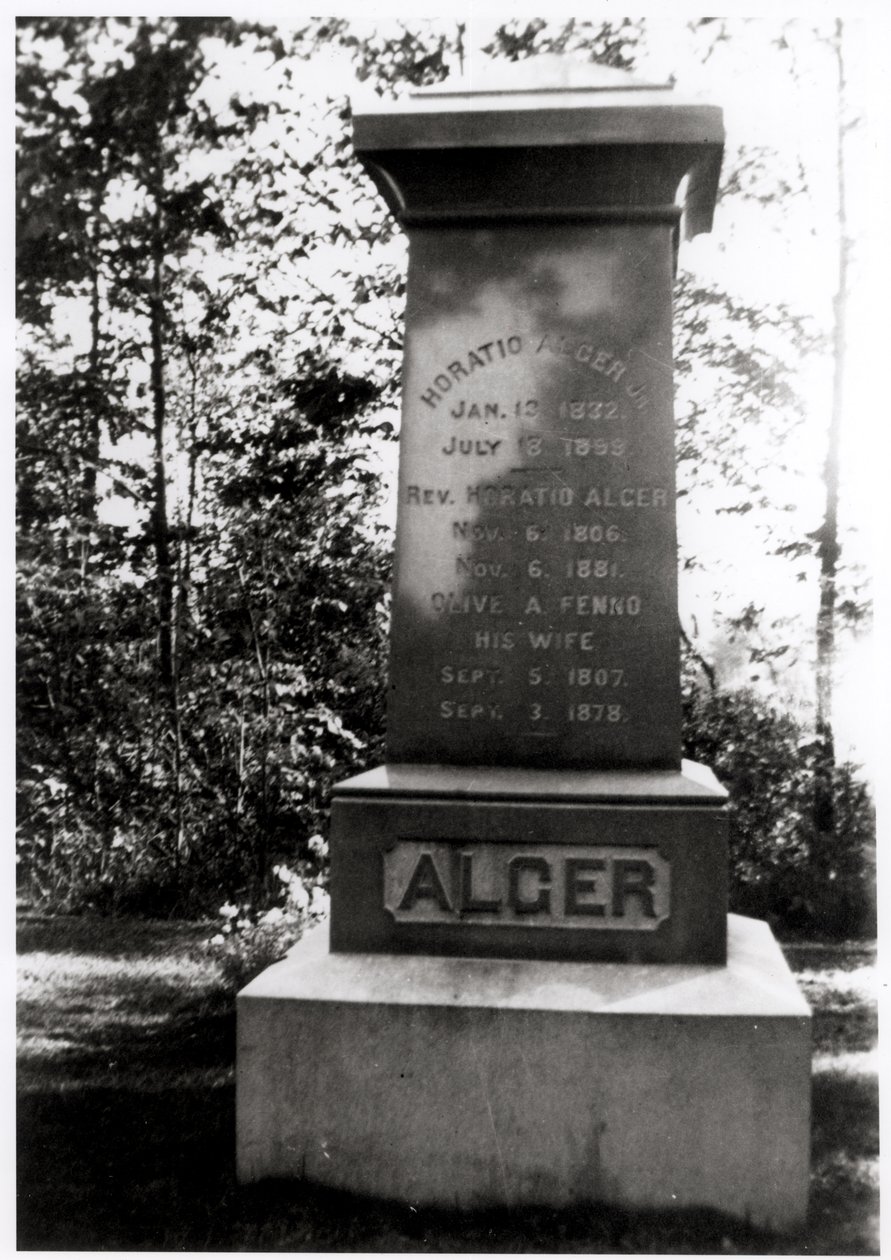 Tumba de Horatio Alger en Natick, Massachusetts de Unbekannt Unbekannt