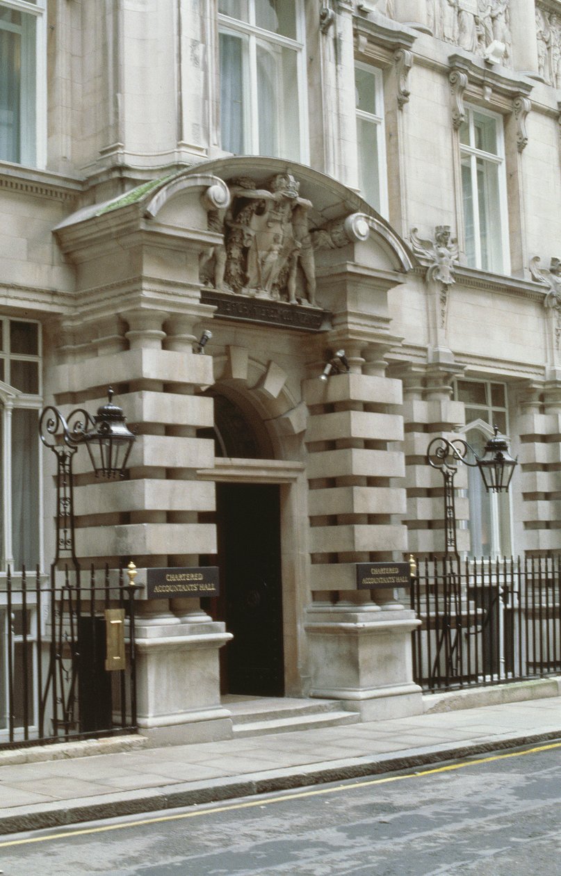Institute of Chartered Accountants, Moorgate Place, Londres EC2 de Unbekannt Unbekannt