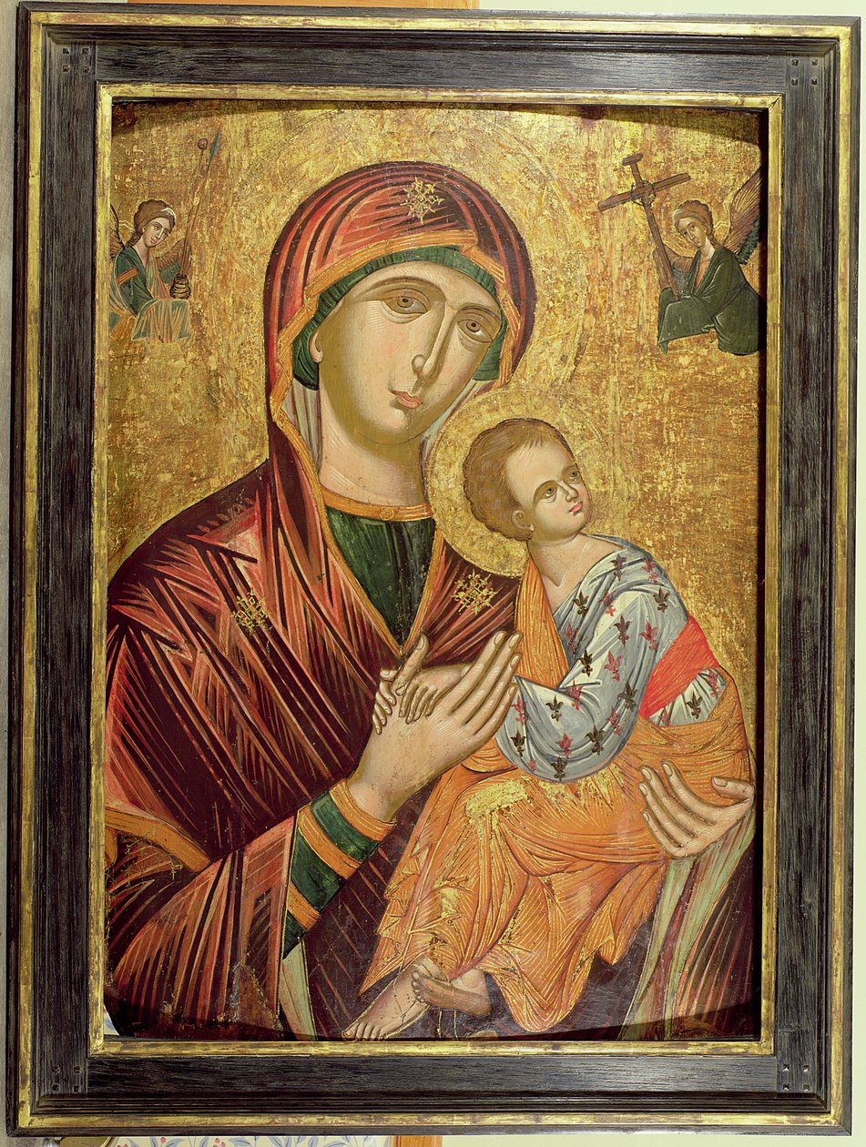 Madre de Dios de la Pasión, icono griego de Creta, principios del siglo XVI de Unbekannt Unbekannt