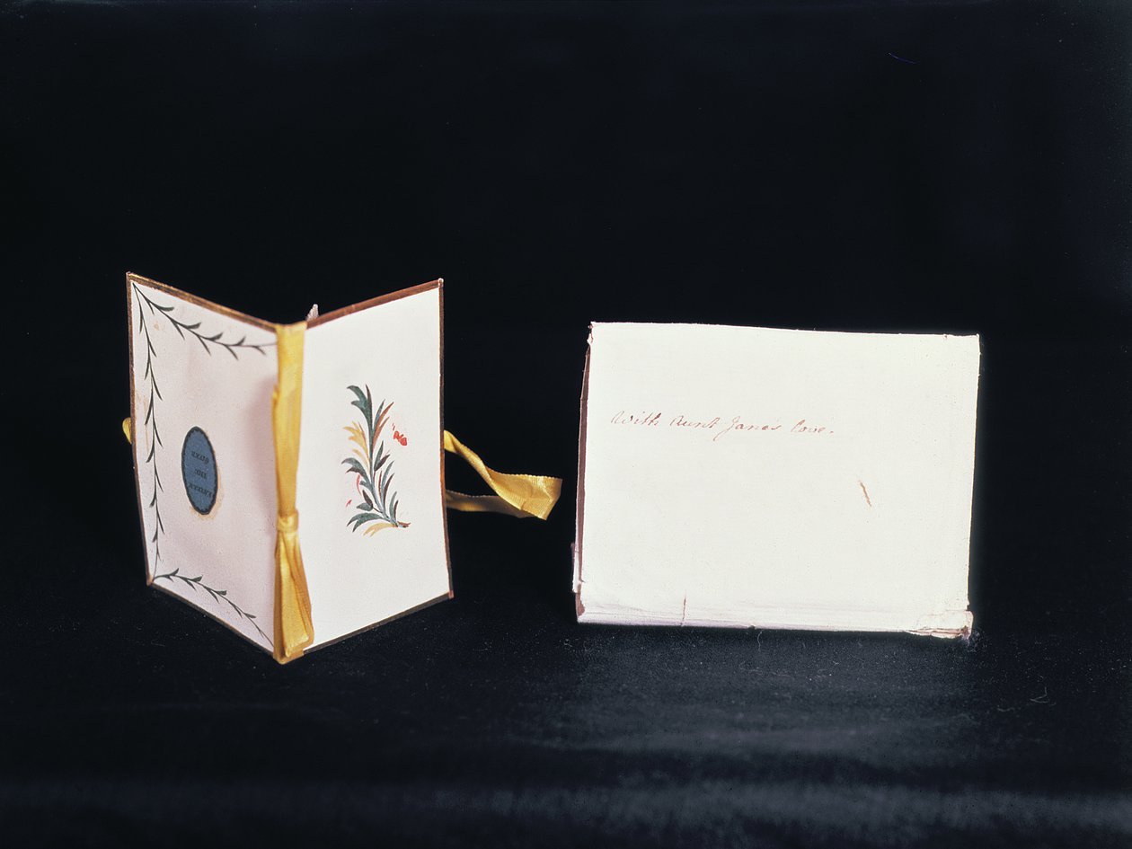 Estuche de agujas hecho por Jane Austen, finales del siglo XVIII de Unbekannt Unbekannt