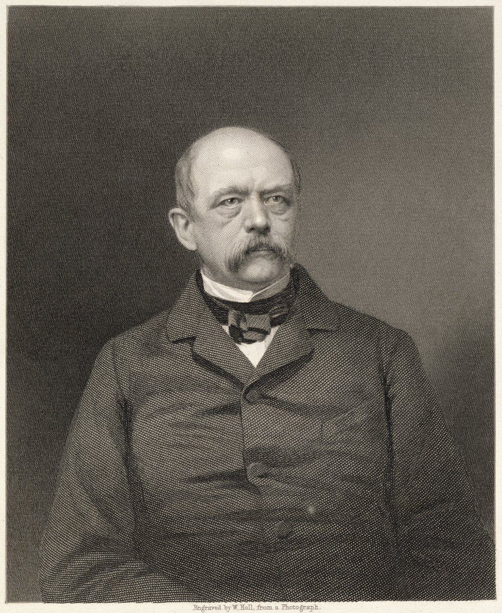 Retrato de Otto von Bismarck (1815-98) grabado por William Holl (1807-71) a partir de una fotografía, pub. por William Mackenzie de Unbekannt Unbekannt