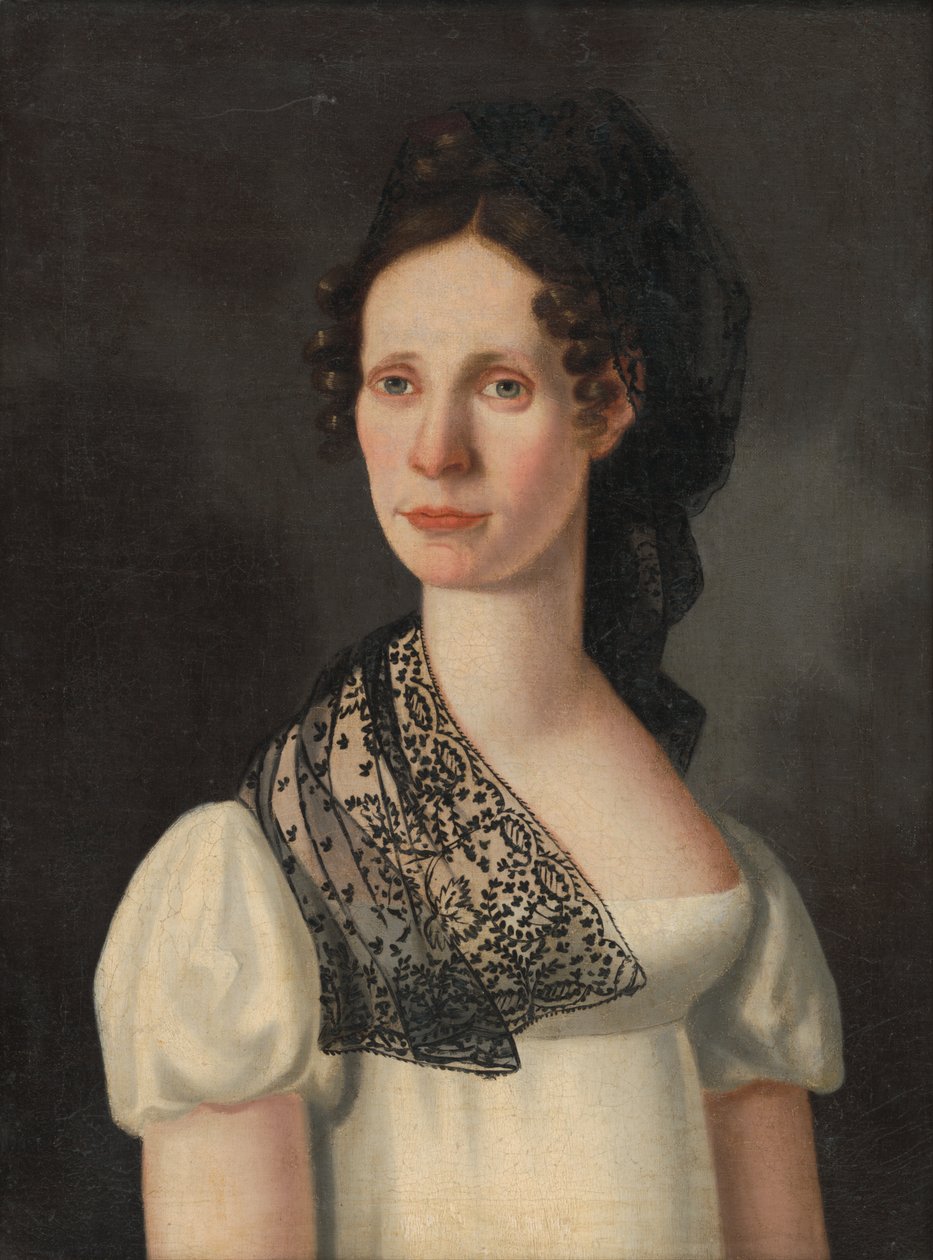 Retrato de Apolónia Kubínyiová de Unbekannt Unbekannt