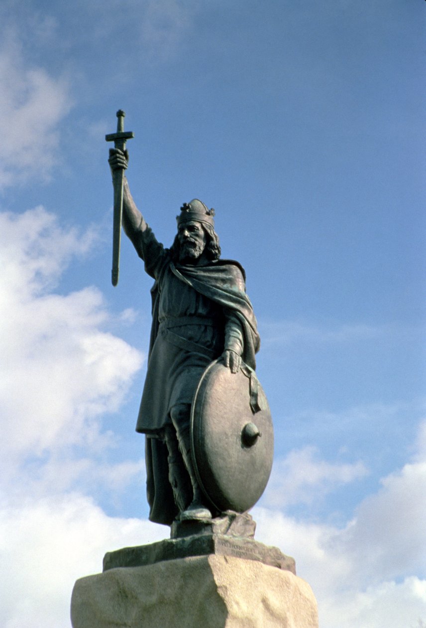 Estatua de Alfredo el Grande (849-99) de Unbekannt Unbekannt