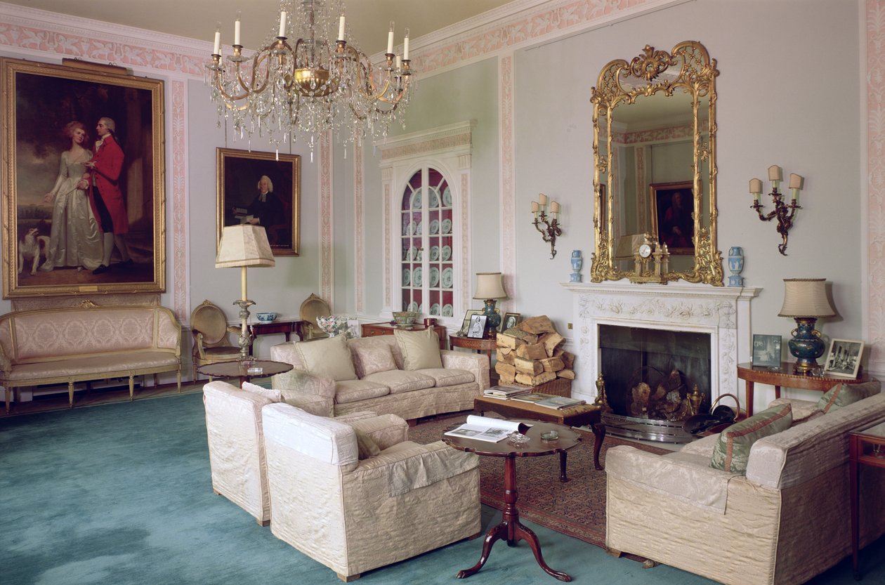 La Sala de Música, Sledmere House, Yorkshire de Unbekannt Unbekannt