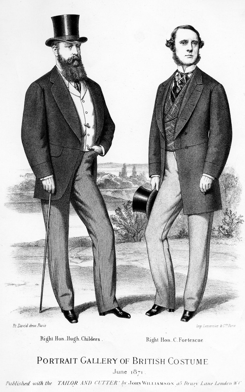 El Honorable Hugh Childers y el Honorable C. Fortescue, 1871 de Unbekannt Unbekannt