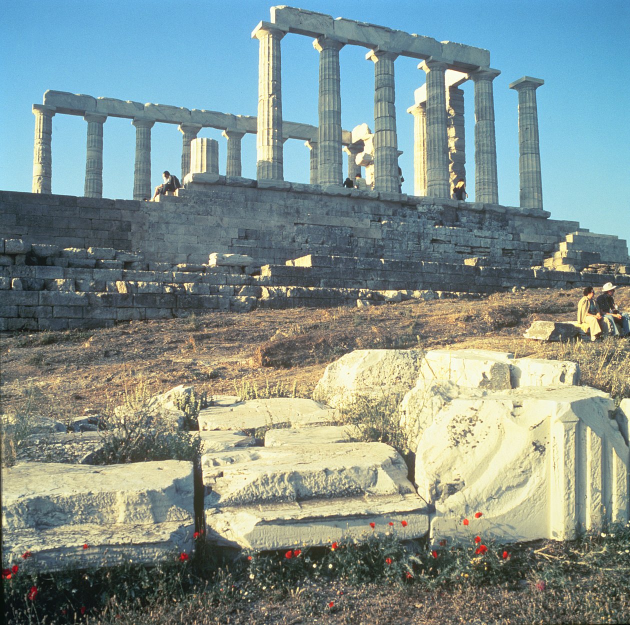 El Templo de Poseidón, c.430 a.C. de Unbekannt Unbekannt