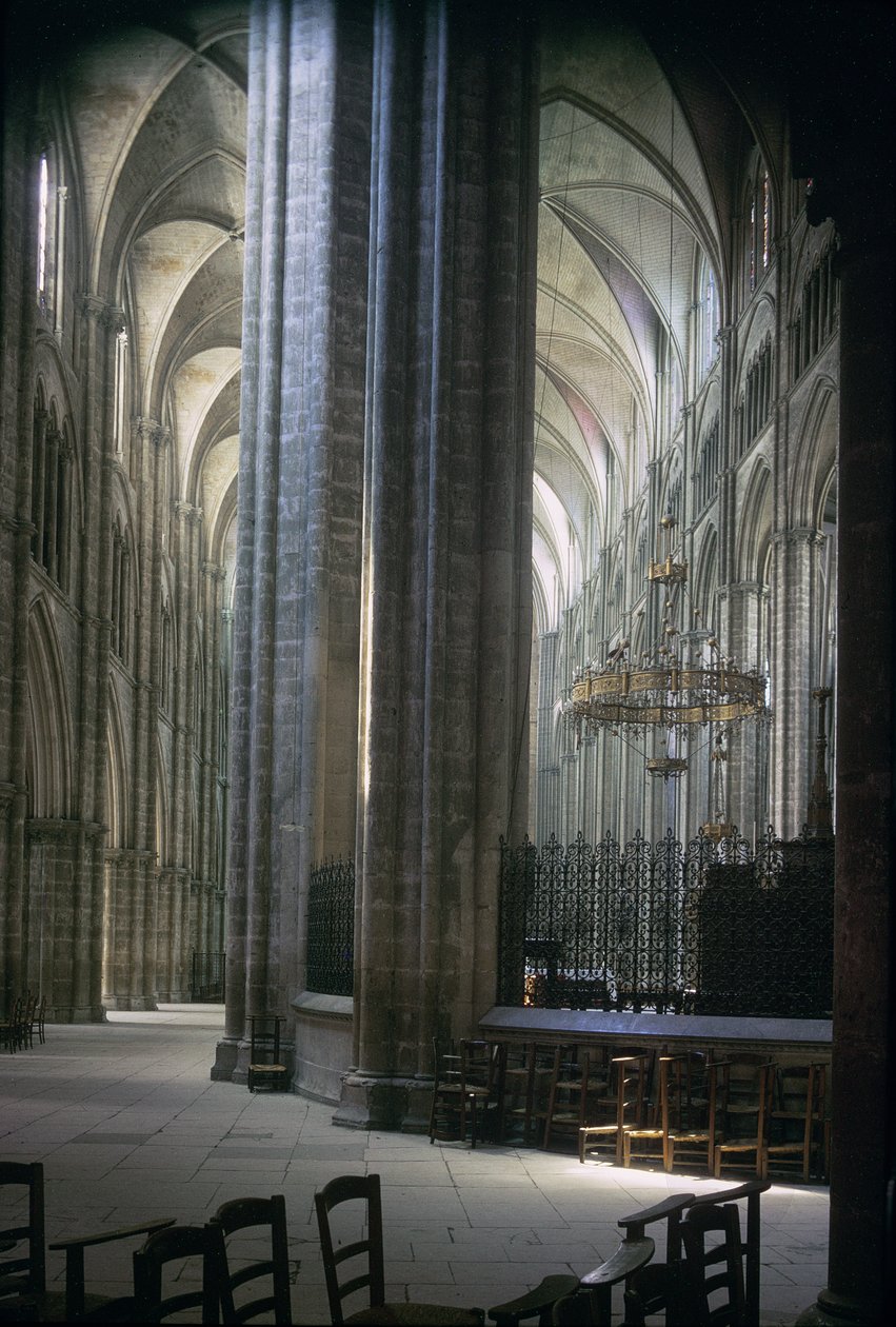 Vista del interior, Catedral de Durham, construida 1093-1289 de Unbekannt Unbekannt