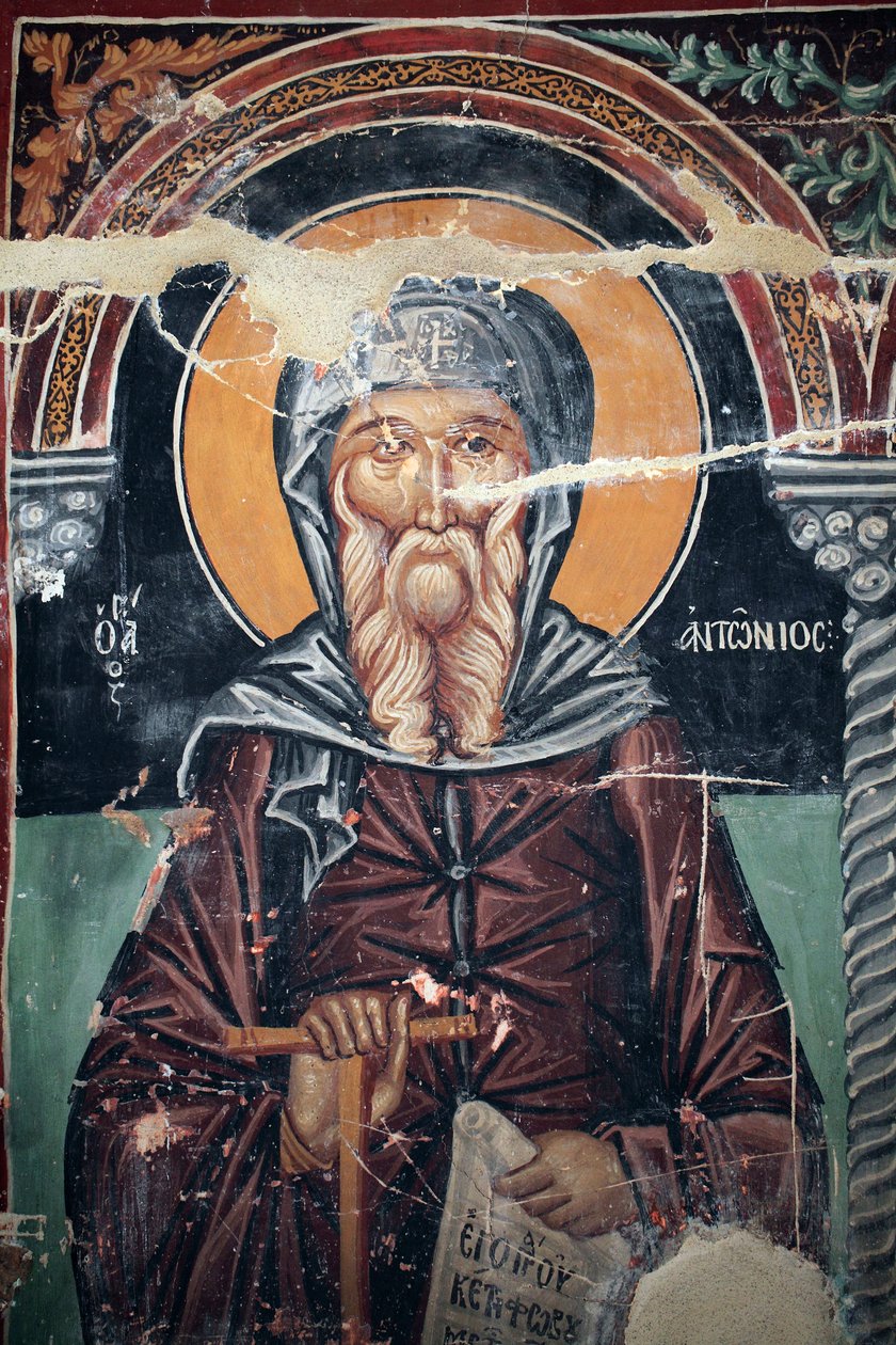 Fresco bizantino del siglo XV de Unbekannt Unbekannt