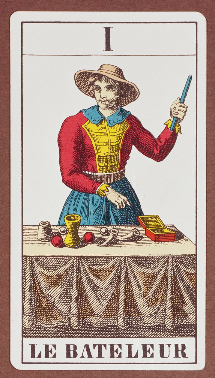 I El Mago, siete cartas del tarot de diferentes mazos de Unbekannt Unbekannt