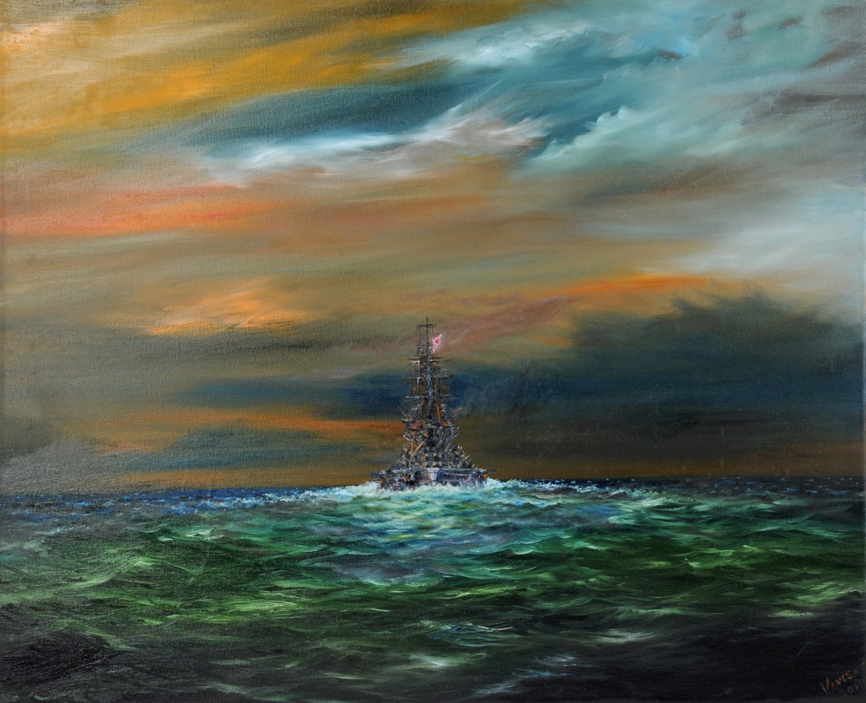 IJN Yamashiro se dirige a la 7ª flota de EE.UU., 24 de octubre de 1944, 2018 de Unbekannt Unbekannt