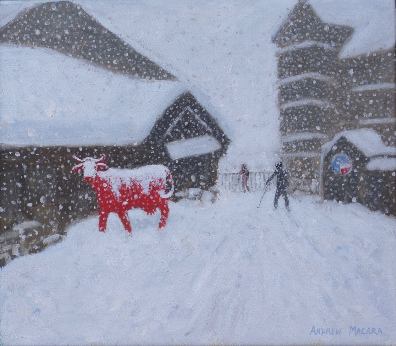 Vaca roja, Les Arcs. 2018 de Unbekannt Unbekannt