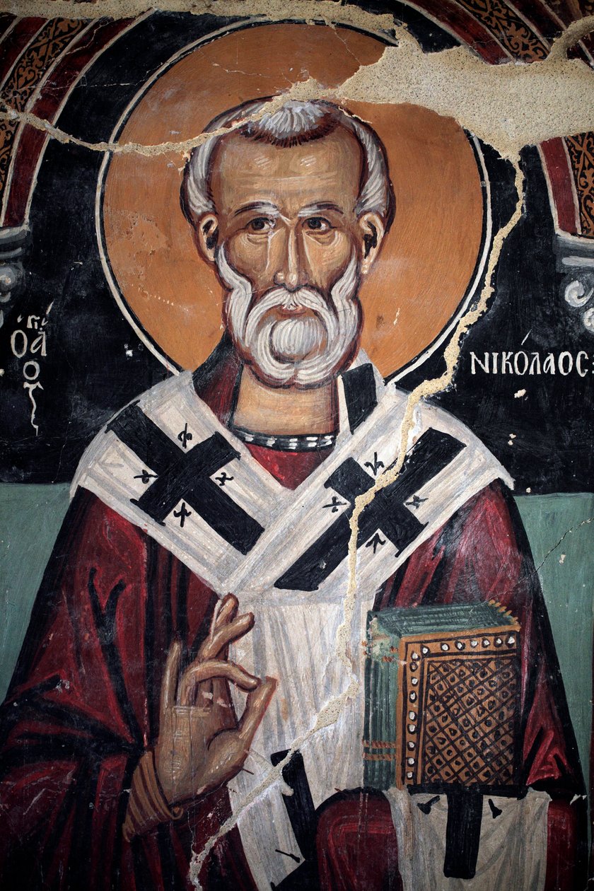 El fresco bizantino del siglo XV de Unbekannt Unbekannt