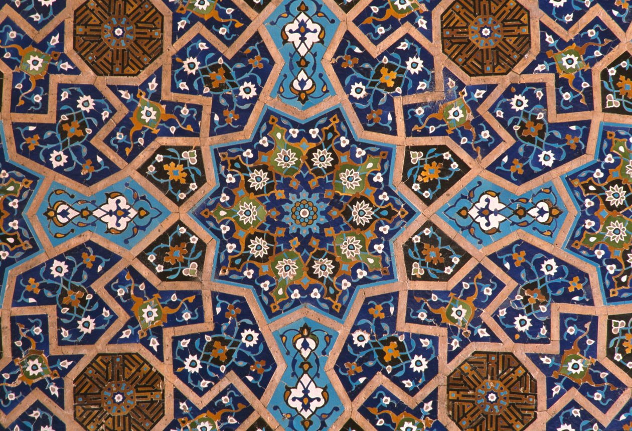 La Mezquita del Viernes, Iwan Sur, azulejos decorativos de Unbekannt Unbekannt