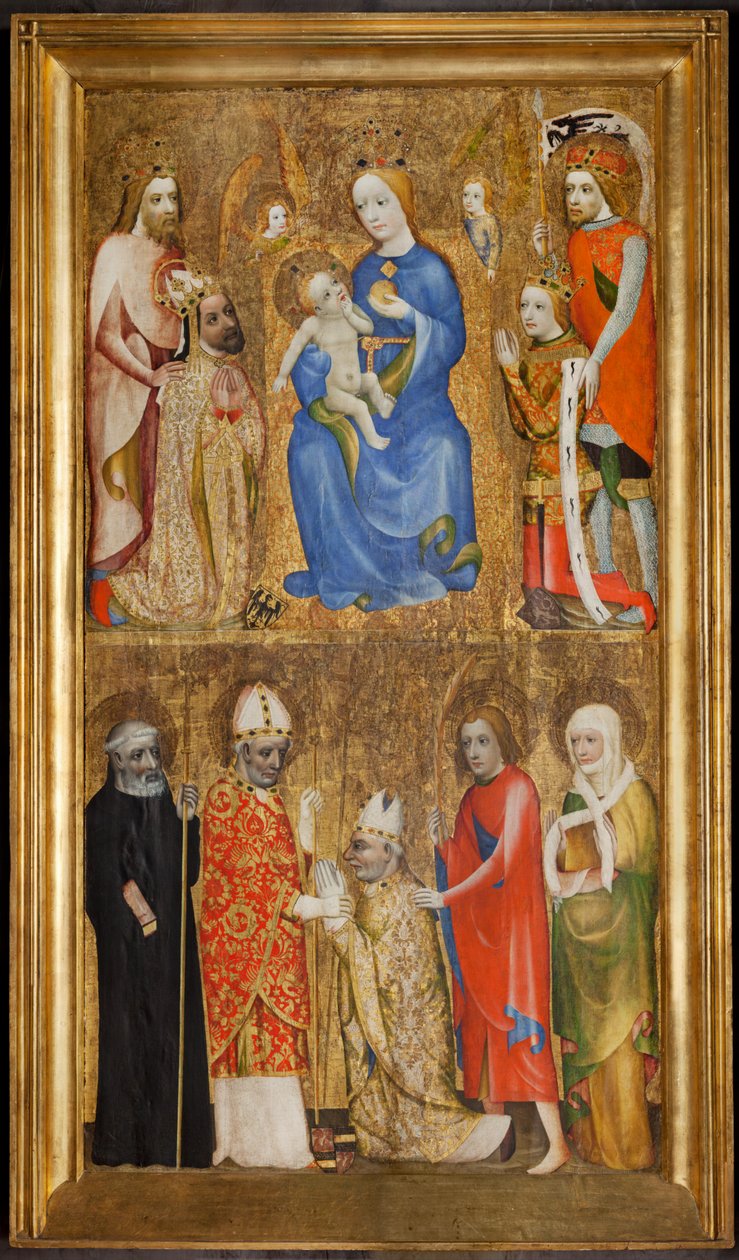 Panel votivo del arzobispo Jan Očko de Vlašim, antes de 1371 de Unbekannt Unbekannt