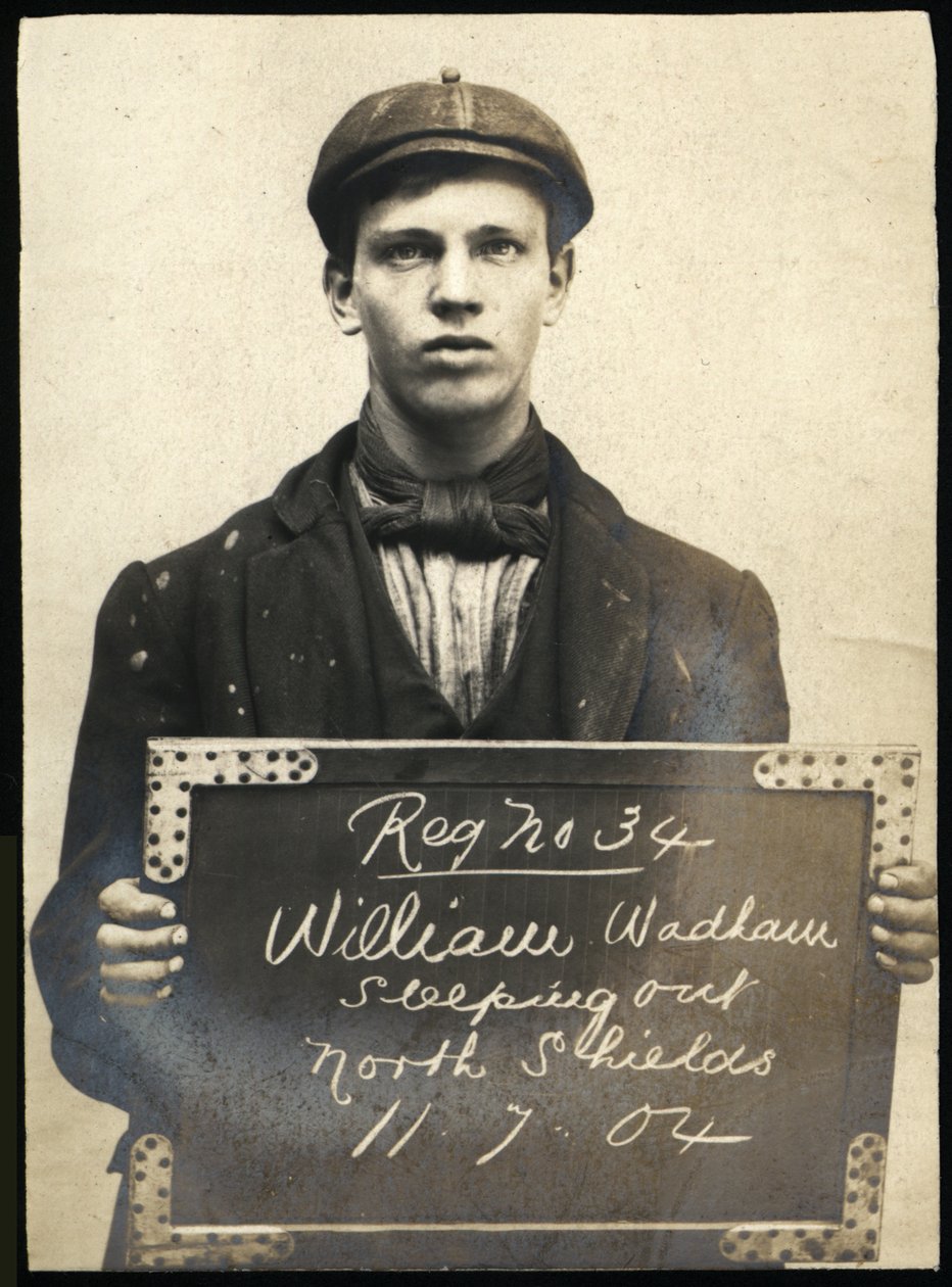 William Wadham, arrestado por dormir a la intemperie, North Shields, Reino Unido, 1904 de Unbekannt Unbekannt