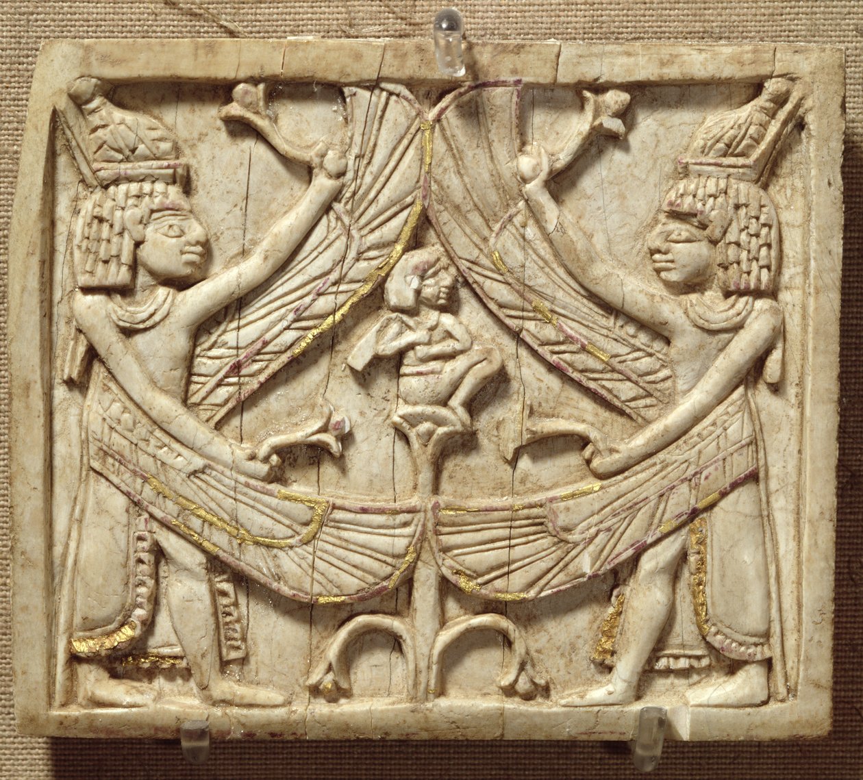 Genios alados, período asirio, c.750 a.C. de Unbekannt Unbekannt