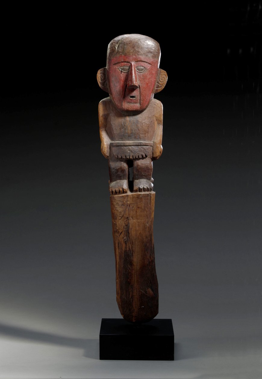 Un marcador figurativo de madera Chimu, c.1100-1400 de Unbekannt