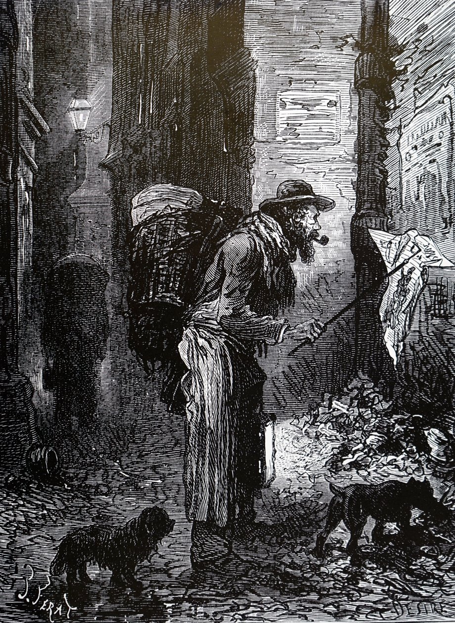 Un recogedor de trapos francés de Unbekannt