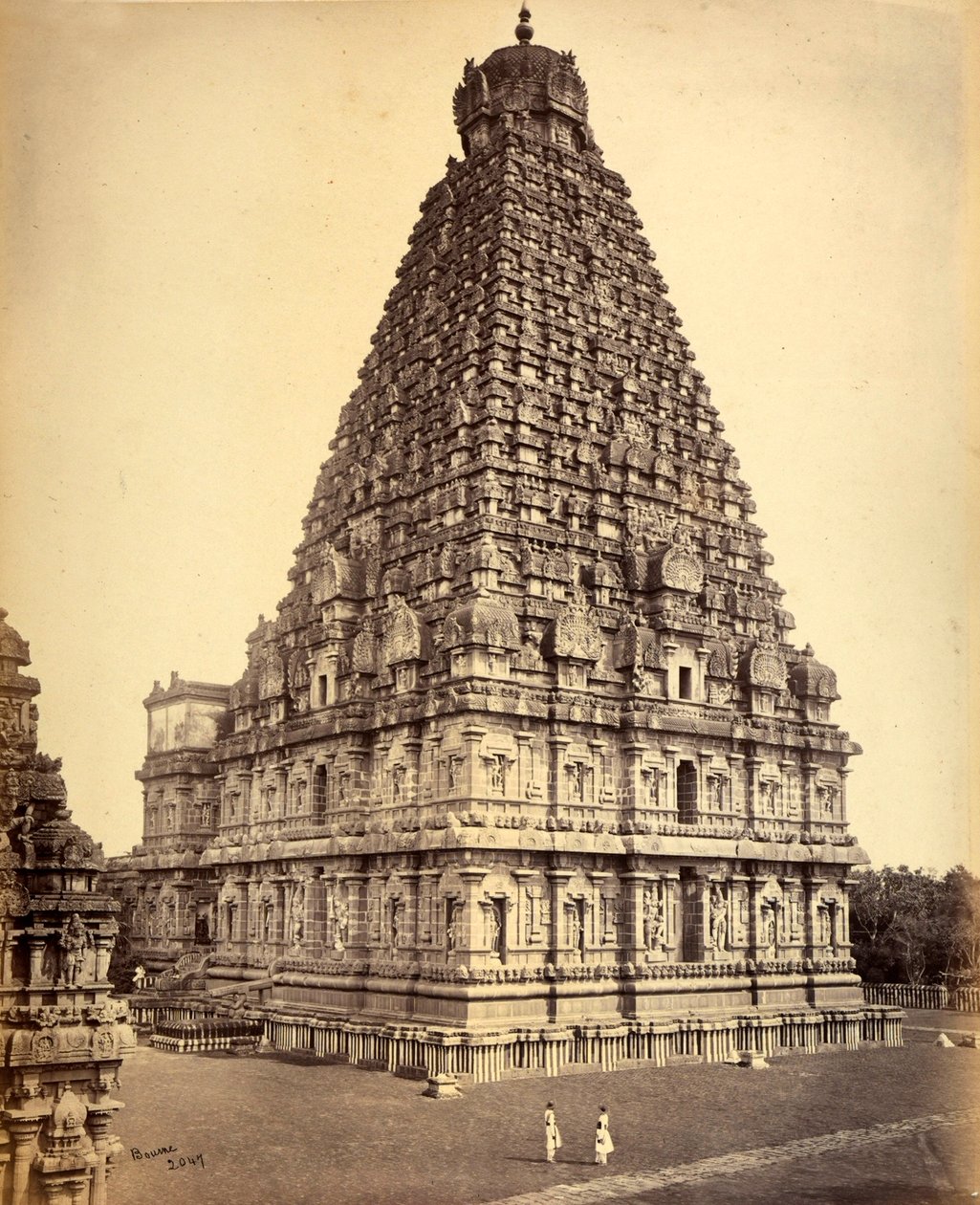 Una gran pagoda en la India de Unbekannter Künstler