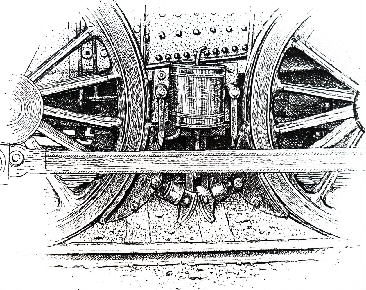 Un freno de conducción de locomotora de Unbekannt